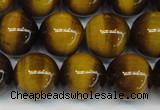 CTE1229 15.5 inches 12mm round A grade yellow tiger eye beads