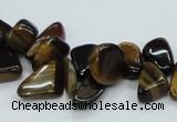 CTE123 15.5 inches 8*12mm nugget yellow tiger eye beads wholesale