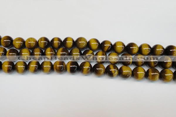CTE1234 15.5 inches 6mm round A+ grade yellow tiger eye beads