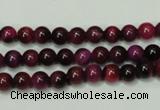 CTE135 15.5 inches 6mm round dyed tiger eye gemstone beads