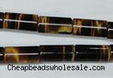 CTE165 15.5 inches 6*12mm column yellow tiger eye gemstone beads
