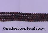 CTE1762 15.5 inches 8mm round matte red tiger eye beads