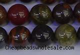 CTE1794 15.5 inches 12mm round red iron tiger beads wholesale