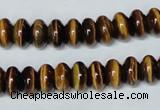 CTE195 15.5 inches 6*10mm rondelle yellow tiger eye gemstone beads