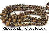 CTE2078 15.5 inches 6mm - 16mm round yellow tiger eye graduated beads