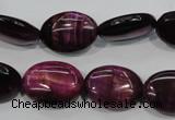 CTE996 15.5 inches 15*20mm oval dyed red tiger eye beads wholesale
