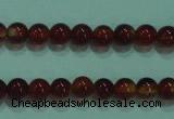 CTG14 15.5 inch 3mm round B grade tiny red agate beads wholesale