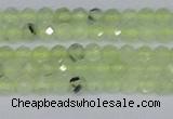 CTG632 15.5 inches 3mm faceted round prehnite gemstone beads