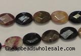 CTO35 15.5 inches 9*12mm faceted oval natural tourmaline beads