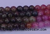 CTO622 15.5 inches 6mm round tourmaline gemstone beads wholesale