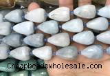 CTR355 15.5 inches 15*22mm faceted teardrop aquamarine beads