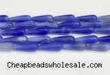 CTR426 15.5 inches 10*30mm teardrop agate beads wholesale