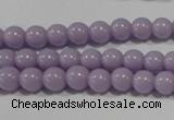 CTU1401 15.5 inches 4mm round synthetic turquoise beads