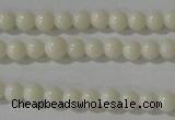 CTU1430 15.5 inches 3mm round synthetic turquoise beads