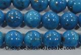 CTU1626 15.5 inches 16mm round synthetic turquoise beads