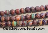 CTU2361 15.5 inches 6mm round synthetic turquoise beads