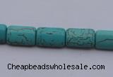 CTU25 15.5 inches 18*25mm rectangle blue turquoise beads Wholesale