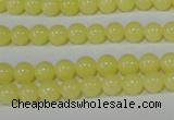 CTU2516 15.5 inches 6mm round synthetic turquoise beads