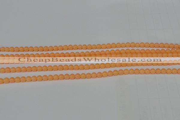 CTU2531 15.5 inches 4mm round synthetic turquoise beads