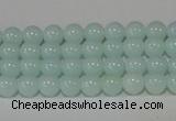 CTU2563 15.5 inches 4mm round synthetic turquoise beads