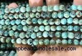 CTU571 15.5 inches 6mm round african turquoise beads wholesale