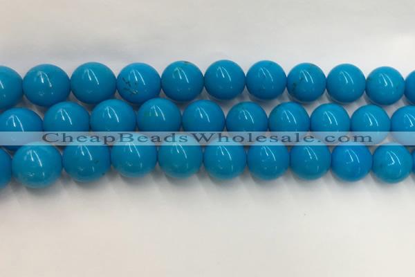 CWB861 15.5 inches 12mm round howlite turquoise beads wholesale