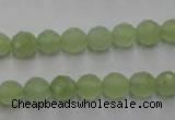 CXJ102 15.5 inches 8mm faceted round New jade beads wholesale