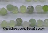 CXJ215 Top drilled 7*7mm faceted teardrop New jade beads
