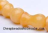CYJ26 12*20mm lamp shape yellow jade gemstone beads Wholesale