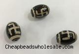 DZI331 10*14mm drum tibetan agate dzi beads wholesale