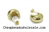 EARR22 11*18mm copper earrings gold plated