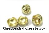 EARR23 16mm copper earrings gold plated