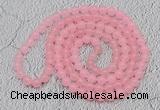 GMN03 Hand-knotted 8mm candy jade 108 beads mala necklaces