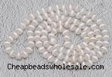 GMN430 Hand-knotted 8mm, 10mm faceted tibetan agate 108 beads mala necklaces