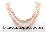 GMN8027 18 - 36 inches 8mm, 10mm sunstone 54, 108 beads mala necklaces