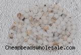 GMN903 Hand-knotted 8mm, 10mm matte montana agate 108 beads mala necklaces