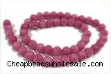 JADE200 15 inches 6mm round honey jade gemstone beads