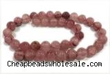 JADE24 15 inches 4mm round mashan jade gemstone beads