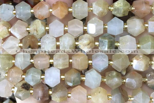 MIXE108 15 inches 10mm faceted jasper gemstone beads