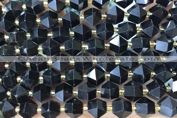 MIXE65 15 inches 10mm faceted agate gemstone beads