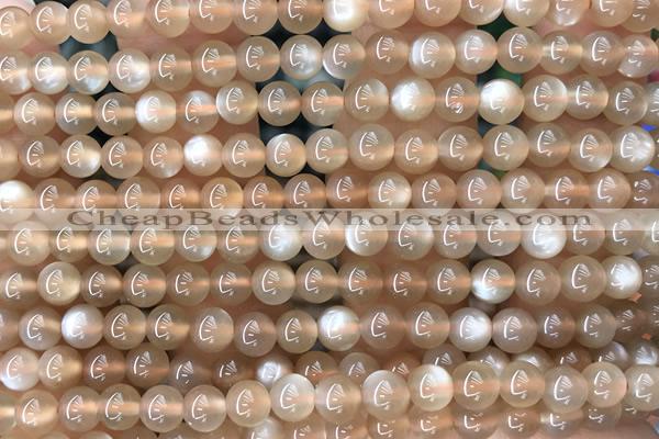 MOON15 15 inches 5mm round moonstone gemstone beads