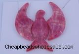 NGP109 Dyed rhodochrosite gemstone pendants set jewelry wholesale