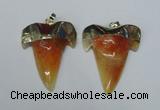 NGP1587 32*42mm - 35*45mm agate gemstone pendants