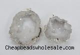 NGP2100 40*50mm - 55*65mm freeform druzy agate gemstone pendants