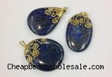 NGP2519 30*45mm - 40*50mm freefrom lapis lazuli pendants