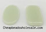 NGP5866 30*50mm freeform moonstone pendants wholesale