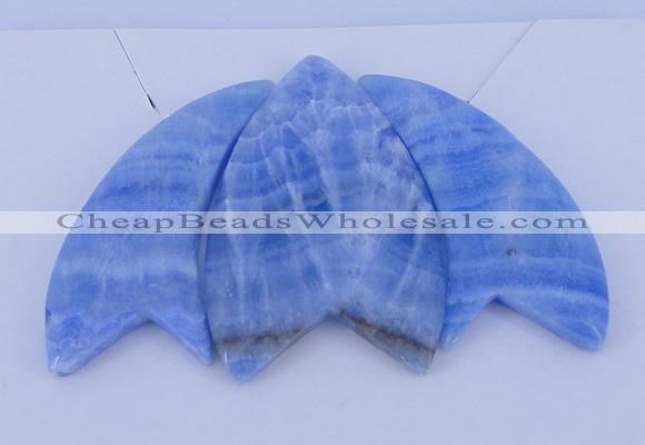 NGP73 Fashion blue lace agate gemstone pendants set jewelry wholesale