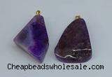 NGP8707 25*40mm – 35*50mm freeform agate pendants wholesale