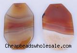 NGP921 5PCS 35*55mm agate druzy geode gemstone pendants
