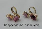 NGR188 8*10mm - 12*14mm freeform druzy agate gemstone rings